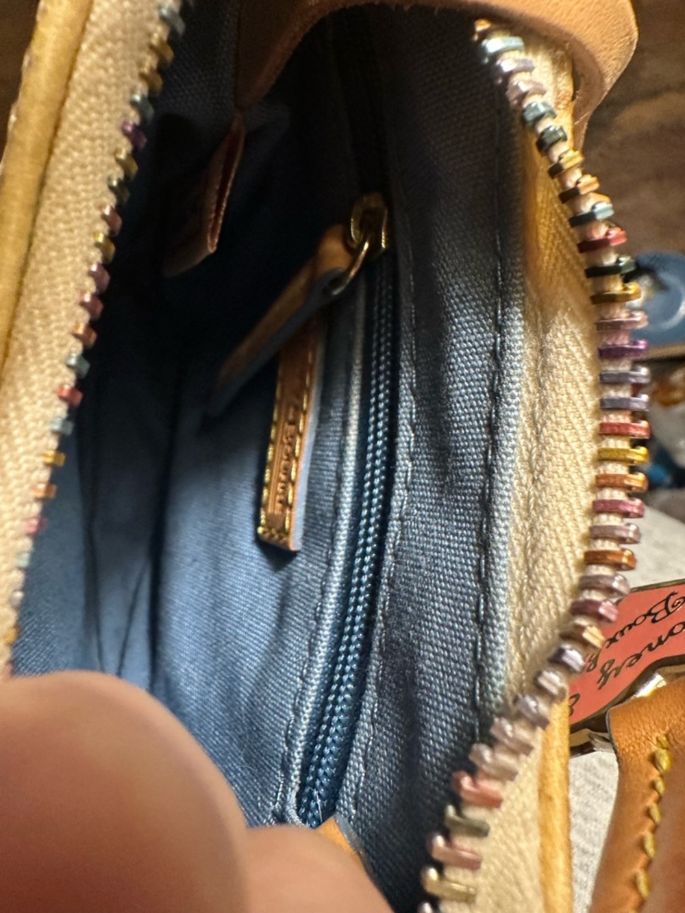 Dooney & Bourke Rainbow Monogram Bitsy Bag - Picture 11 of 14